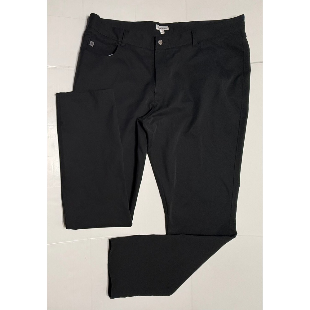 Peter Millar Crown Sport Mens Black 5-Pocket Golf Performance Pants 40/34